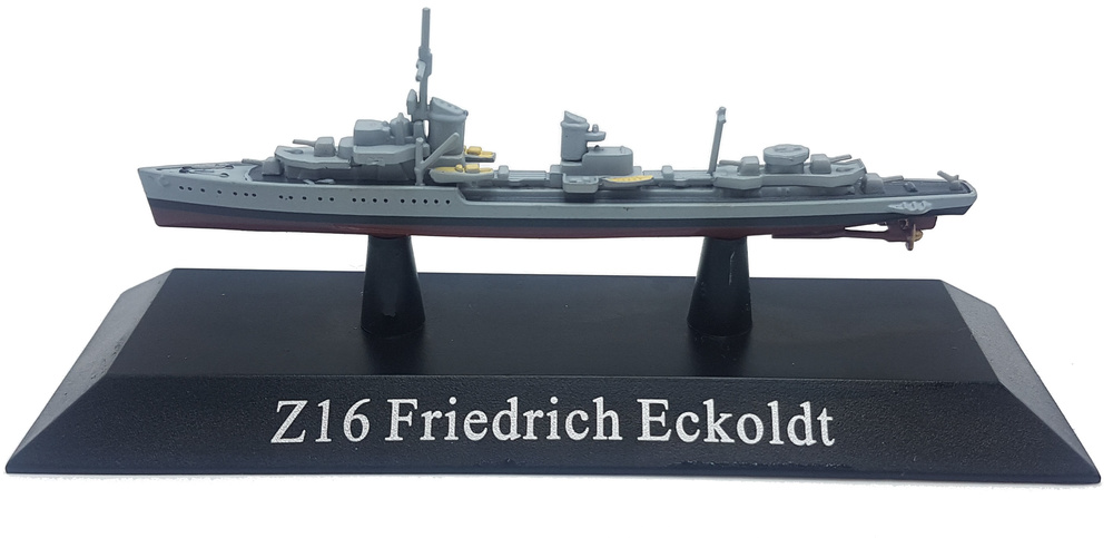 Destroyer Z16 Friedrich Eckoldt, Kriegsmarine, 1938, 1: 1250, DeAgostini 