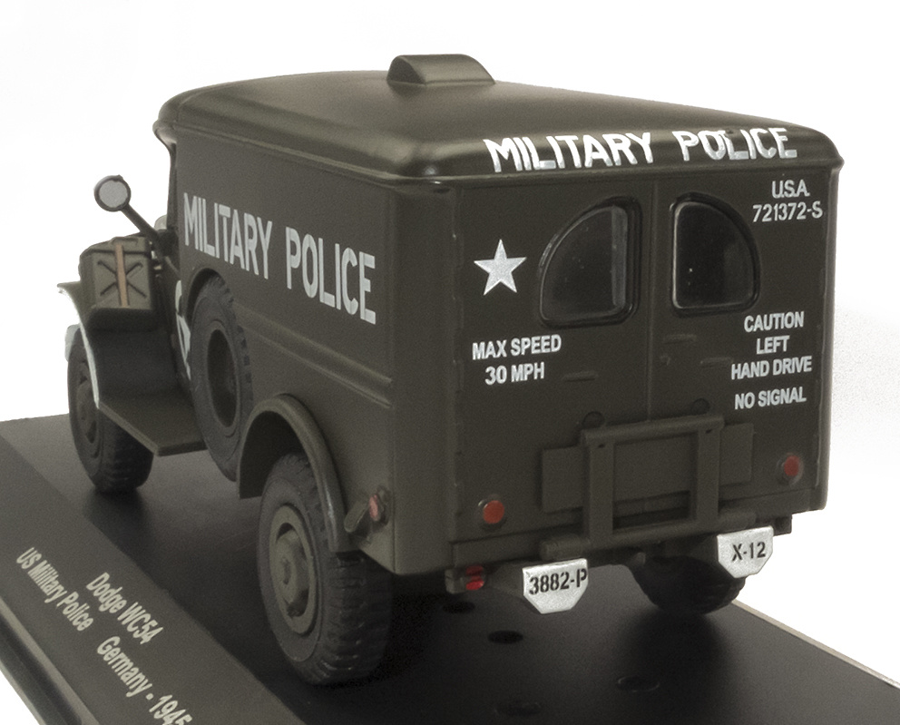 Dodge WC54, US Military Police, Alemania, 1945, 1:43, Atlas 