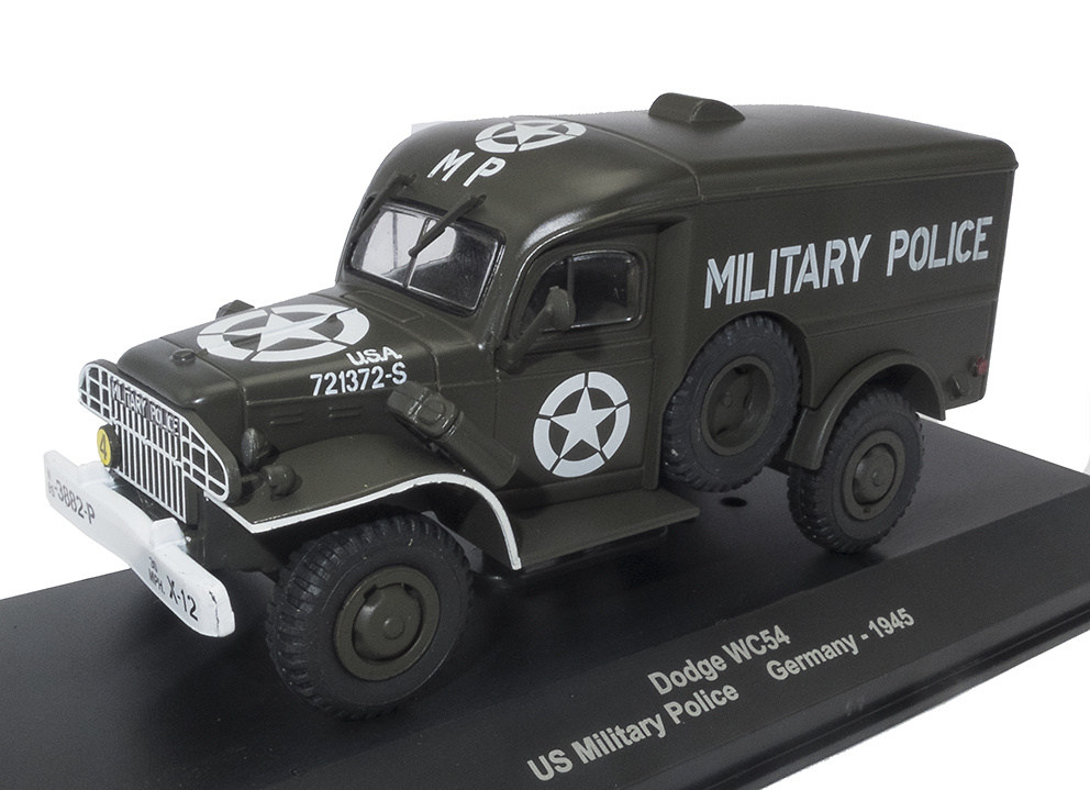 Dodge WC54, US Military Police, Alemania, 1945, 1:43, Atlas 