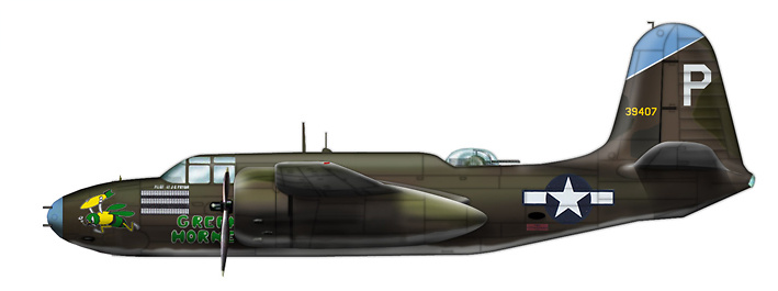 Douglas A-20G Havoc 43-9407 