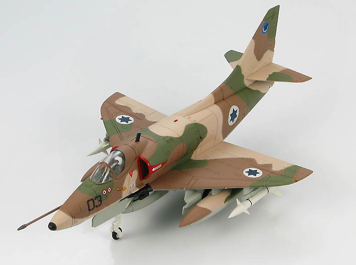 Douglas A-4H Skyhawk No 03, 109th Valley Sqn., Guerra del Yom Kippur, Israel, 1970, 1:72, Hobby Master 