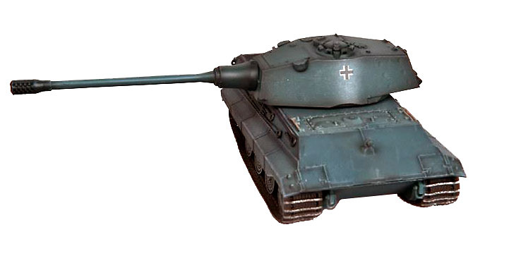 E-75, Tanque Pesado con cañón de 128 mm., Alemania, 1946, 1:72, Modelcollect 