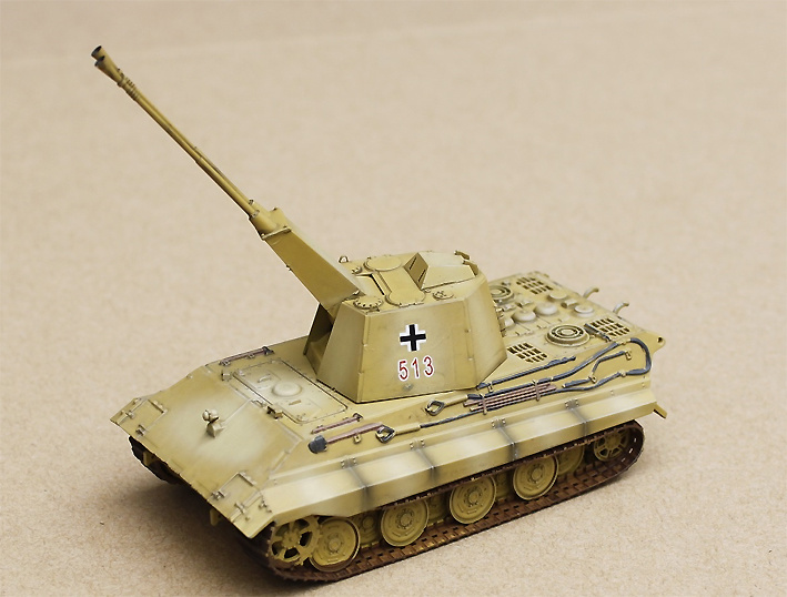 E-75 Flakpanzer with FLAK 55, Germany WWII, 1945, 1:72, Modelcollect 