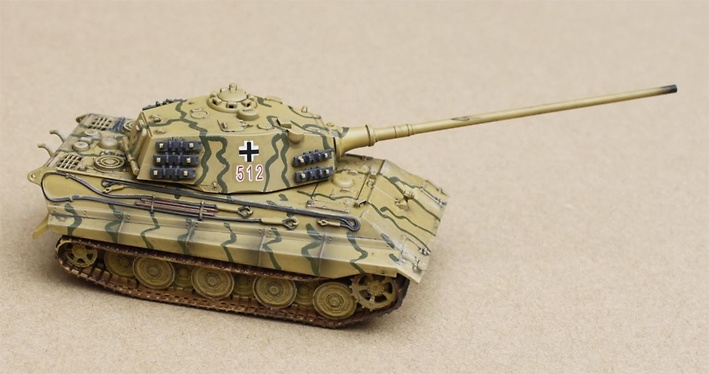 E-75 Heavy Tank with 88 gun, Germany WWII, 1945, 1:72, Modelcollect 