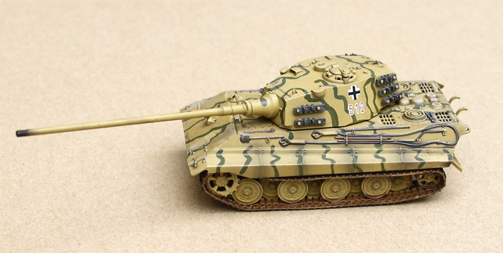 E-75 Heavy Tank with 88 gun, Germany WWII, 1945, 1:72, Modelcollect 