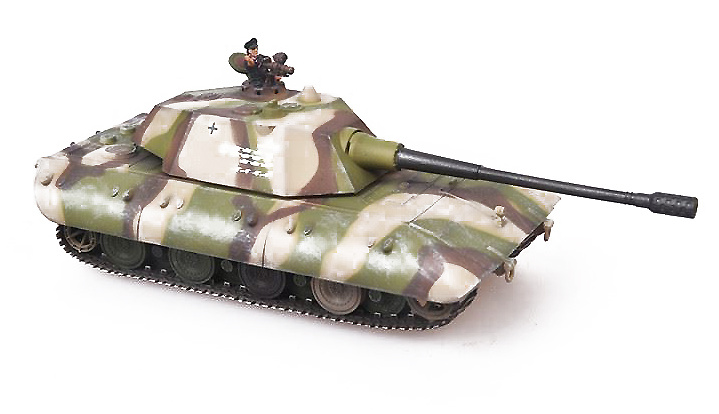 Modelcollect as72073 prêt modèle German WWII E100 Ausf C Super Heavy Tank Camouflage 1946 