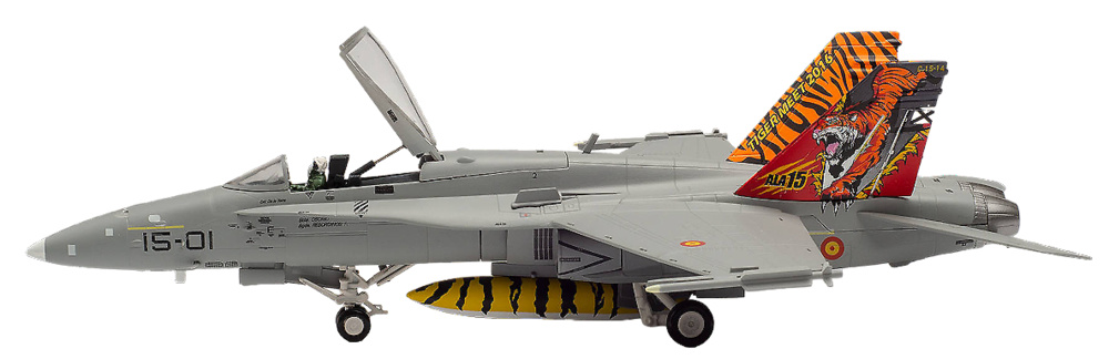 EF-18A (F/A-18A) Hornet, Tiger Meet, Ala 15, Ejército del Aire, Base Aérea de Zaragoza, 1:72, Herpa 