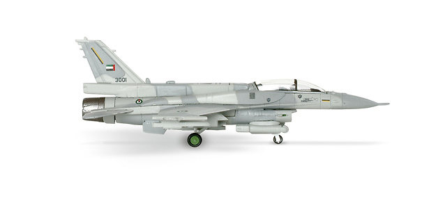 ELT Lockheed Martin F-16D Block 60, UAE Air Force 6, 1:200, Herpa 