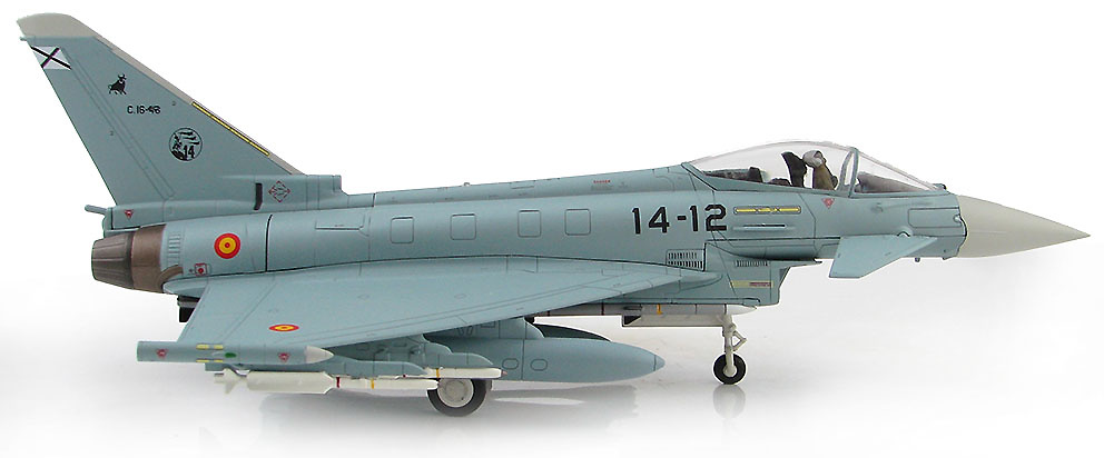 Eurofighter Typhoon EF2000 C.16-48, Ala 14, Base Aérea Los Llanos, Ejército del Aire, 2019 1:72, Hobby Master 