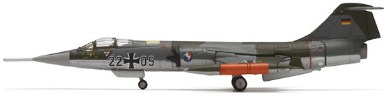 F-104G Starfighter, Luftwaffe JABoG 36 Lockheed, 1:200, Herpa 
