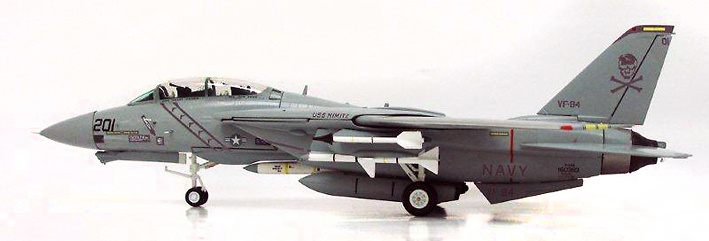 F-14A Tomcat, US Navy VF-84 Jolly Rogers, Low Visibility, 1984, 1:72, Witty Wings 