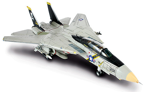 F-14A Tomcat, USN VF-84 Jolly Rogers, AJ201, USS Theodore Roosevelt, 1989, 1:72, Forces of Valor 