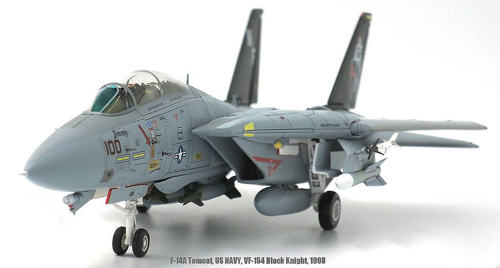 F-14A Tomcat, USN VF-154 Black Knights, 1998, 1:72, JC Wings