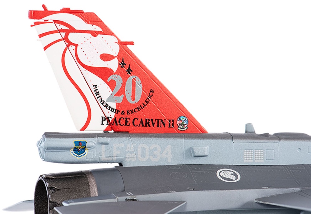 F-16D, Singapore, 425th Fighter Sqn. Black Widows, 2014, 1:72, JC Wings 
