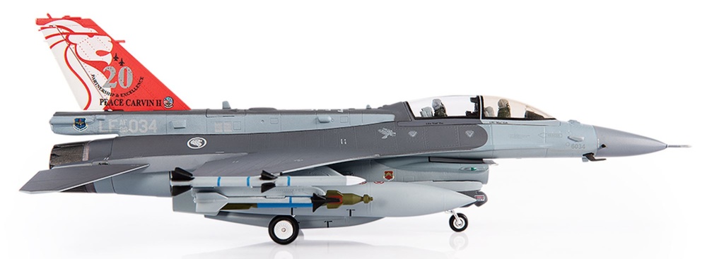 F-16D, Singapur, 425º Escuadrón Black Widows, 2014, 1:72, JC Wings 