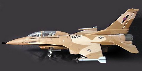 F-16D Fighting Falcon, US Navy NSAWC, 1:72, Witty Wings 