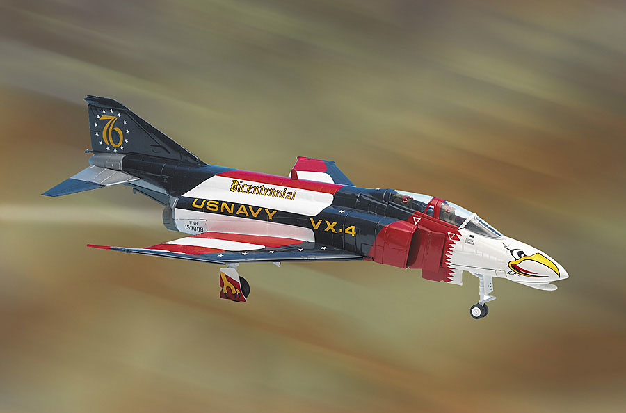 F-4J Phantom II, U.S. Navy, Bicentennial, 1976, 1:48, Franklin Mint 