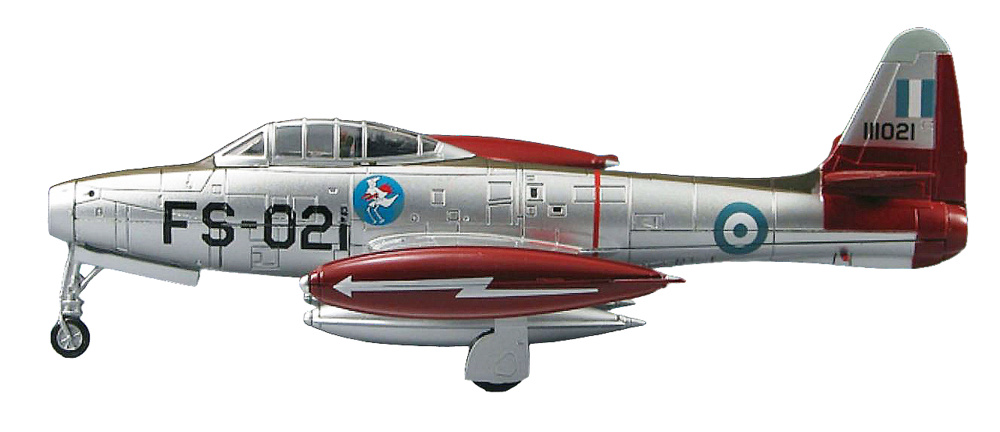 F-84G Thunderjet, HAF 337 Mira Ghost, Larissa AB, Greece, 1952, 1:72, SkyMax 