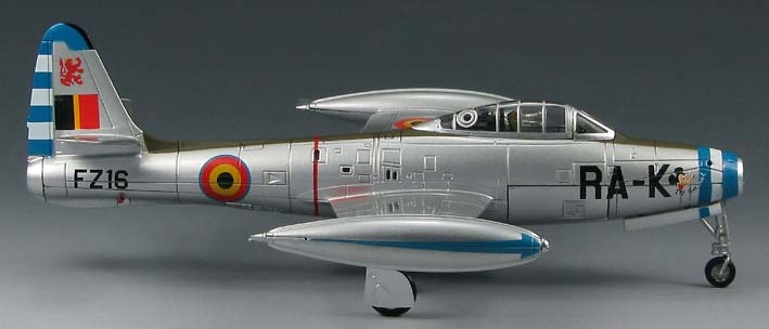 F-84G Thunderjet 27 Sqn., 10 Wing, Belgian AF, 1:72, SkyMax 