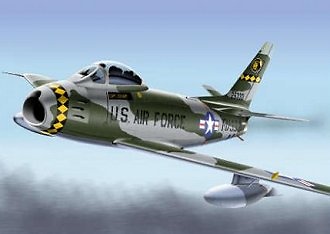 F-86F Sabre (USAFE), 461 FDS, 36 FDG, 1:48, Franklin Mint 