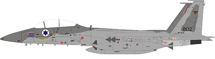 F15C, Israel Air Force, nº 802, 1:72, Witty Wings 