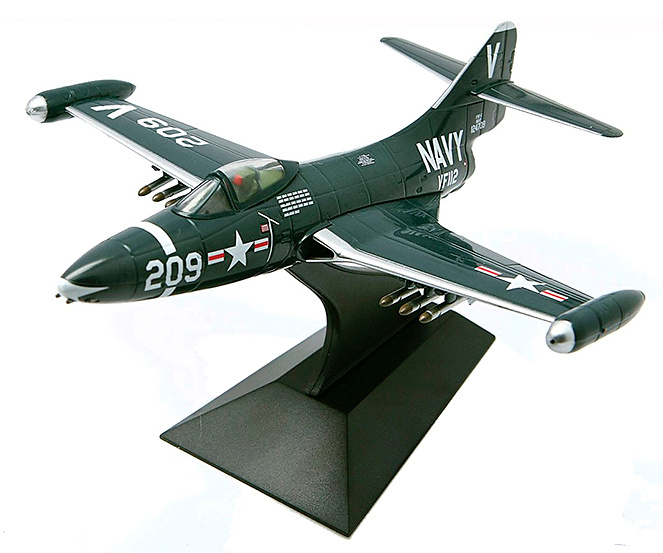 F9F-2 Panther, 124709, VF-112, V/209, USS Philippine Sea, 1:72, Falcon Models 