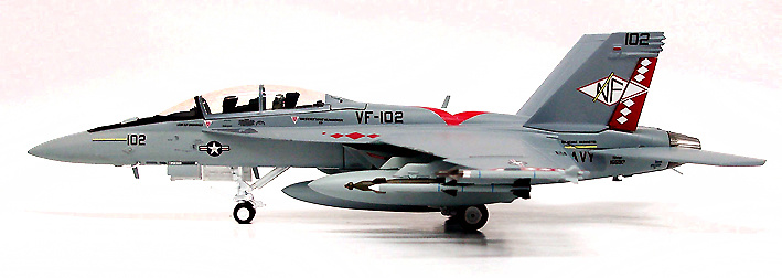 F/A-18F Super Hornet, USN VFA-102 Diamondbacks, 1:72, Witty Wings 