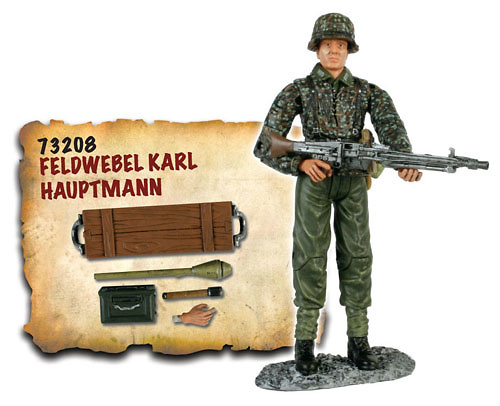 Feldwebel Karl Hauptmann, German Army, 1:18, Bravo Team 