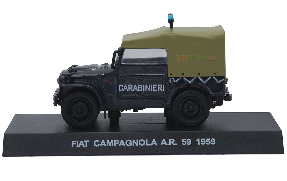 59-1959 " 1/43 CARABINIERI DIE CAST " FIAT CAMPAGNOLA A.R 