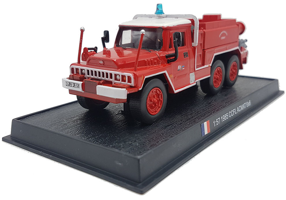 Fire Truck CCFLACMAT 6x6, 1985, 1:57, Atlas Editions 