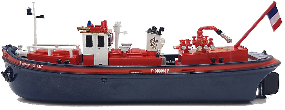 Fire boat Pompe Ltn Gillet SDIS 78, 1: 130, Atlas Editions 