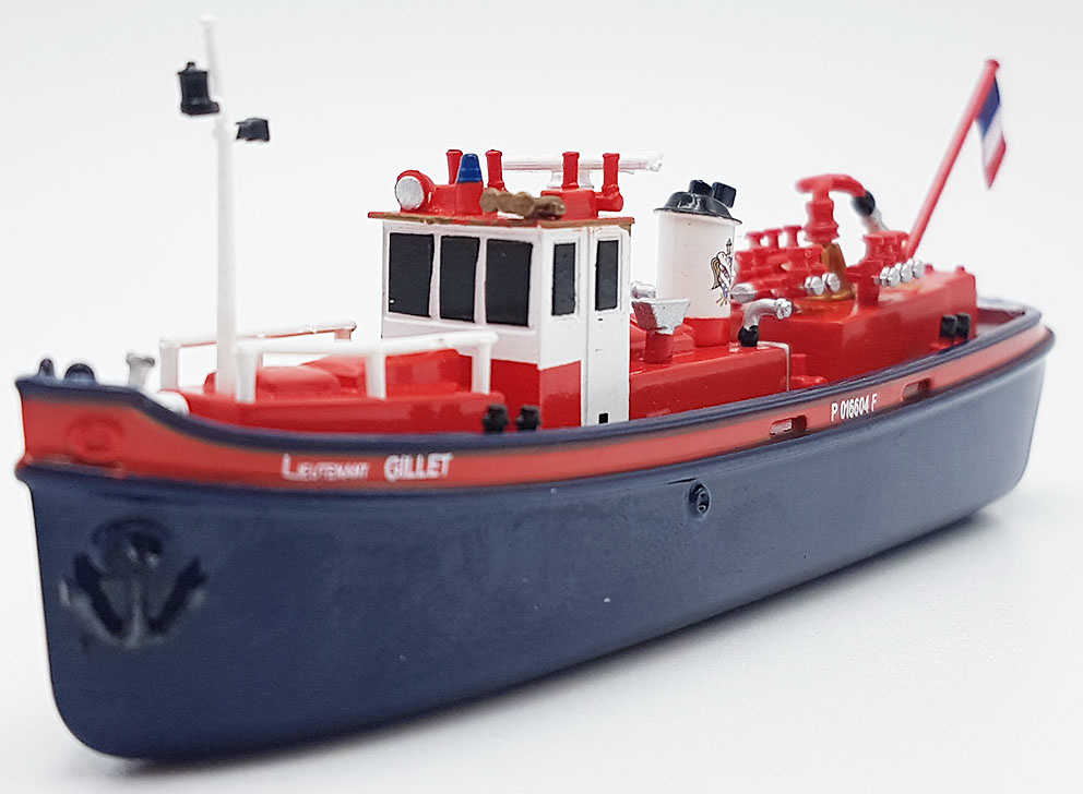 Fire boat Pompe Ltn Gillet SDIS 78, 1: 130, Atlas Editions 