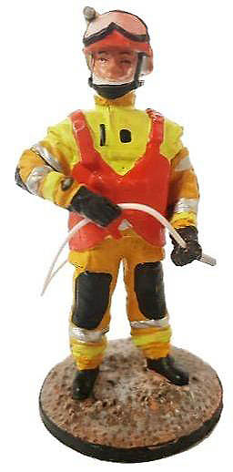 Firefighter in a field suit from Marseille, France, 2012, 1:30, Del Prado 