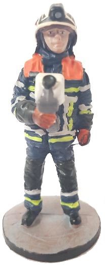 Firefighter with fire retardant suit, Liege, Belgium, 2013, 1:30, Del Prado 