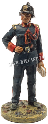 Firefighter with gala outfit, Madrid, 2003, 1:30, Del Prado 