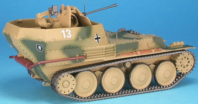 Flakpanzer 38(t) Gepard Anti-Aircraft Tank auf Selbstfahrlafette 38(t) Ausf M (Sd.Kfz.140), 12.SS-Panzer-Division Hitlerjügend, Normandía, 1944, 1:48, Gasoline 