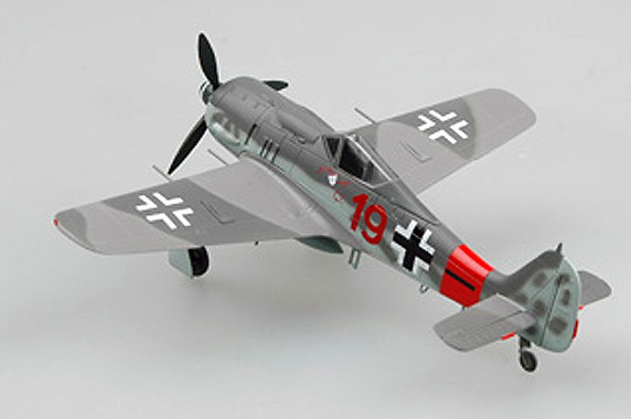 /JG3 1945 Plastic Fighter Model #37262 Easy Model 1/72 Germany FW-190 D-9 IV 