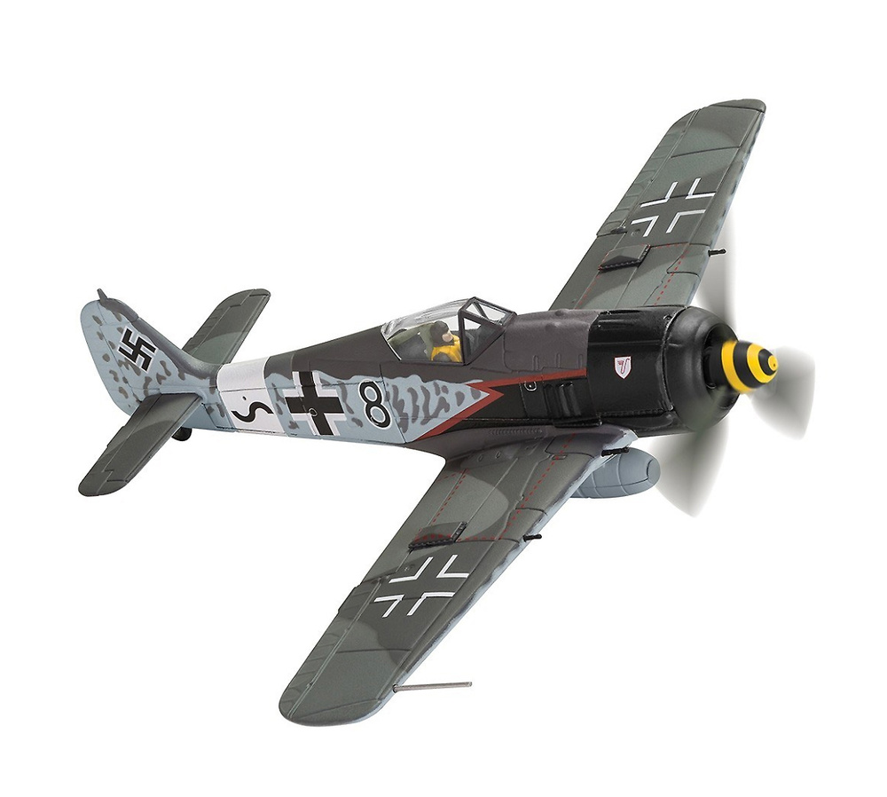 Focke Wulf Fw190A-8/R2 ‘Black 8’ Unteroffizier Willi Maximowitz, II Staffel (Sturm) IV/JG.3, 1:72, Corgi 