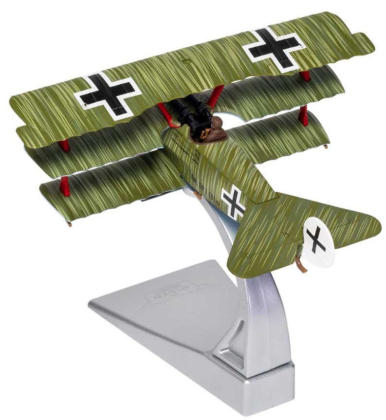 Fokker DR.1 Triplano, Wolfram Freiherr von Richthofen, 21 de Abril de 1918, Muerte del Barón Rojo, 1:48, Corgi 