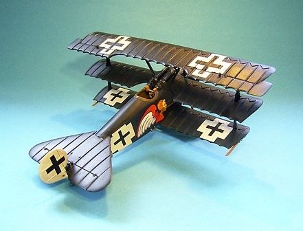Fokker DR1, 450/17 Jasta 7, Lt. Joseph Jacobs, Mayo, 1918, 1:30, John Jenkins 