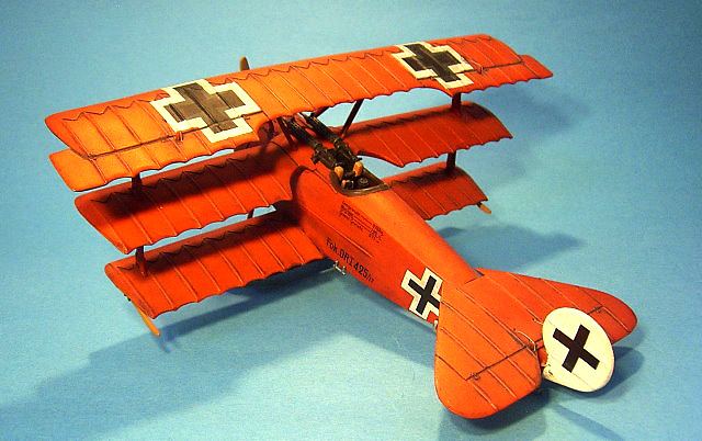 Fokker DR1, Barón Rojo, 425/17 Jasta 11, 21 Abril, 1918, 1:30, John Jenkins 