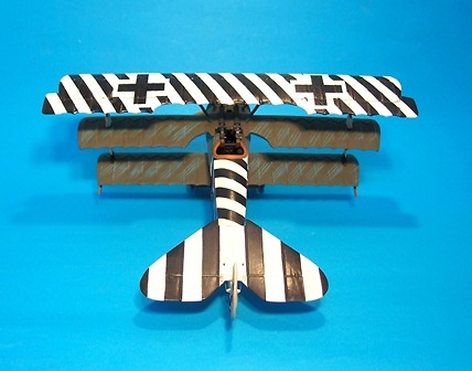 Fokker DR1 586/17, Ltn. Ernst Udet, Jasta 4, Mayo/Junio, 1918 , 1:30, John Jenkins 
