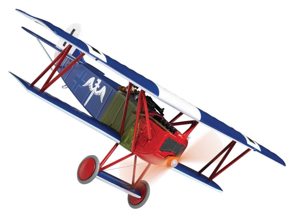 Fokker DVII, piloto Rudolf Berthold Jasta 15/JG II, Chery-les-Pouilly Aerodrome, Francia, 1918, 1:48, Corgi 