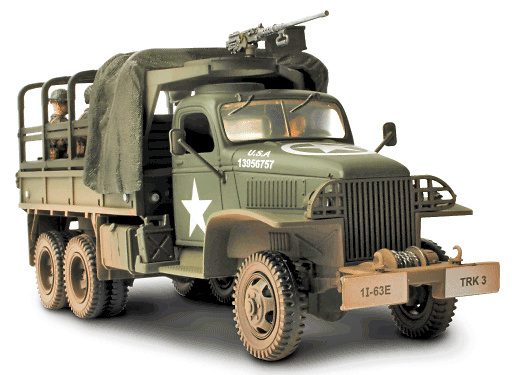 GMC 2½ Ton Cargo Truck, Normandy, 1944, 1:32, Forces of Valor 