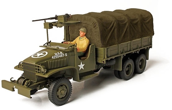 GMC 2.5-ton, Open Cab Cargo Truck, US Army, Ardenes, 1944, 1:72, Forces of Valor 
