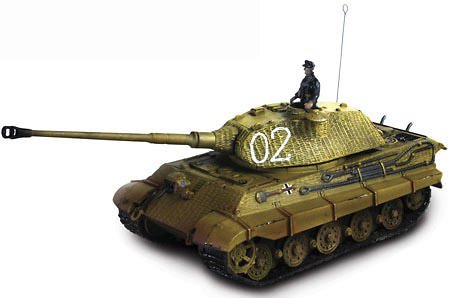 German King Tiger Tank, France 1944, 1:72, Forces of Valor 