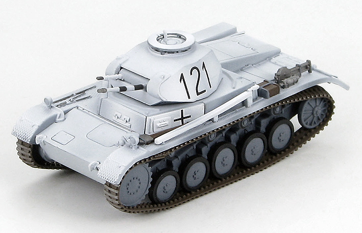 German Panzer II Ausf. C Unknown Unit, Caucasus 1941 (winter scheme), 1:72, Hobby Master 