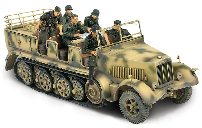 German SD.Kfz. 7 Half-Track, Normandy, 1:32, Forces of Valor 