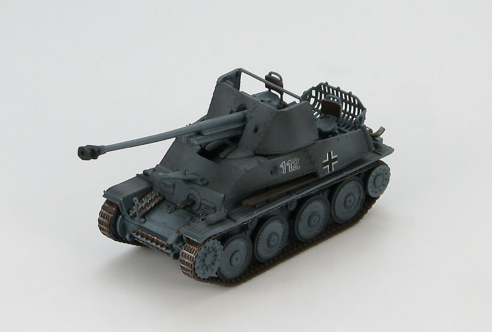 German Tank Destroyer Marder III No. 112, 49th Panzerjager Abteilung, 4th Panzer Division, Eastern Front 1943, 1:72, Hobby Master 