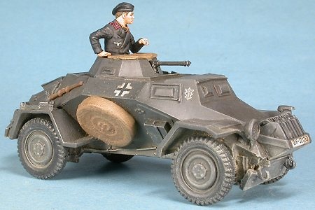 German armoured car Sd.Kfz.221, 1:48, Gasoline 